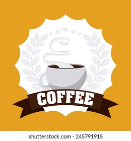 delicious coffee design, vector illustration eps10 graphic