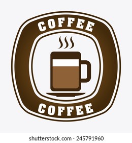delicious coffee design, vector illustration eps10 graphic