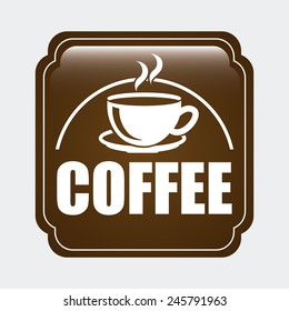 delicious coffee design, vector illustration eps10 graphic