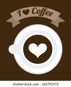 delicious coffee design, vector illustration eps10 graphic