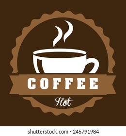 delicious coffee design, vector illustration eps10 graphic
