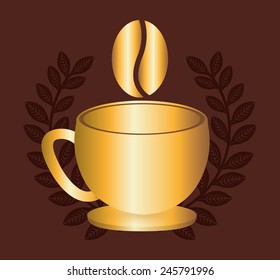 delicious coffee design, vector illustration eps10 graphic