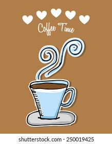 delicious coffee design, vector illustration eps10 graphic 