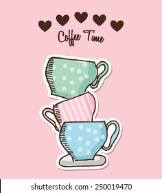 delicious coffee design, vector illustration eps10 graphic 