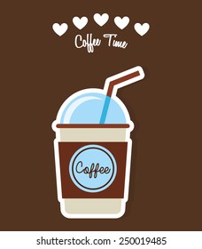 delicious coffee design, vector illustration eps10 graphic 