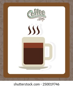 delicious coffee design, vector illustration eps10 graphic 