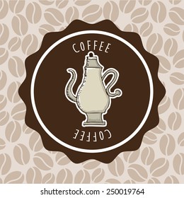 delicious coffee design, vector illustration eps10 graphic 