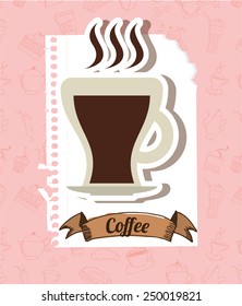 delicious coffee design, vector illustration eps10 graphic 