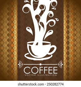 delicious coffee design, vector illustration eps10 graphic 