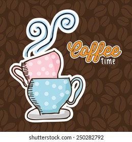 delicious coffee design, vector illustration eps10 graphic 