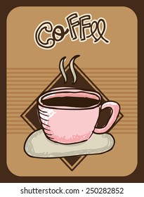 delicious coffee design, vector illustration eps10 graphic 