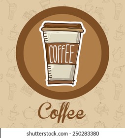 delicious coffee design, vector illustration eps10 graphic 
