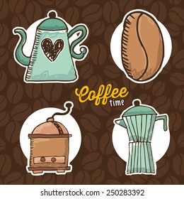 delicious coffee design, vector illustration eps10 graphic 