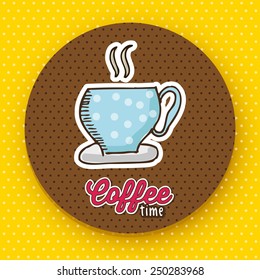 delicious coffee design, vector illustration eps10 graphic 