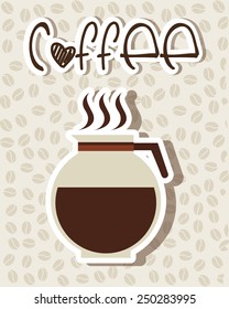 delicious coffee design, vector illustration eps10 graphic 