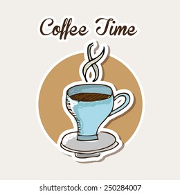 delicious coffee design, vector illustration eps10 graphic 