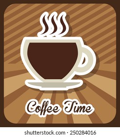 delicious coffee design, vector illustration eps10 graphic 