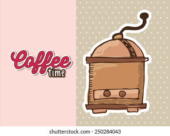 delicious coffee design, vector illustration eps10 graphic 