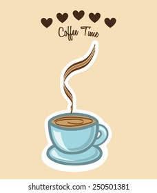 delicious coffee design, vector illustration eps10 graphic 