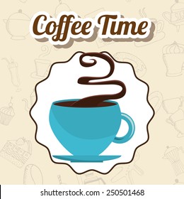 delicious coffee design, vector illustration eps10 graphic 