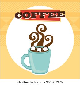 delicious coffee design, vector illustration eps10 graphic 