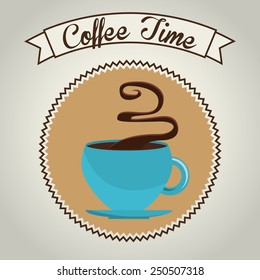 delicious coffee design, vector illustration eps10 graphic 