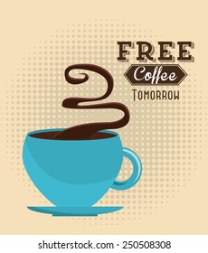 delicious coffee design, vector illustration eps10 graphic 