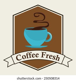 delicious coffee design, vector illustration eps10 graphic 