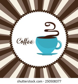 delicious coffee design, vector illustration eps10 graphic 