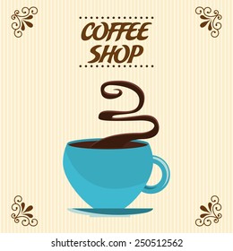 delicious coffee design, vector illustration eps10 graphic 