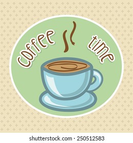 delicious coffee design, vector illustration eps10 graphic 