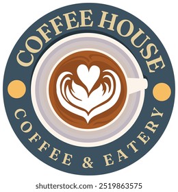Delicious coffee design, vector illustration