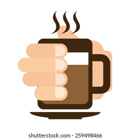 delicious coffee design, vector illustration eps10 graphic 