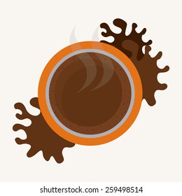 delicious coffee design, vector illustration eps10 graphic 