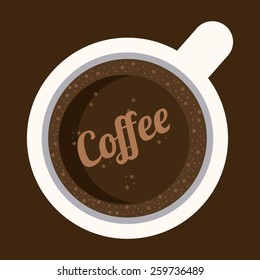 delicious coffee design, vector illustration eps10 graphic 