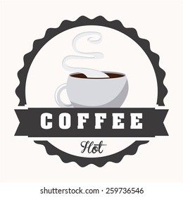 delicious coffee design, vector illustration eps10 graphic 