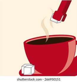 delicious coffee design, vector illustration eps10 graphic 
