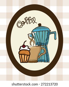 delicious coffee design, vector illustration eps10 graphic 