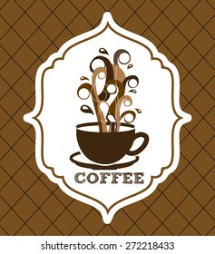 delicious coffee design, vector illustration eps10 graphic 