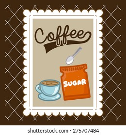 delicious coffee design, vector illustration eps10 graphic 