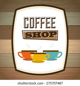 delicious coffee design, vector illustration eps10 graphic 