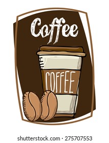 delicious coffee design, vector illustration eps10 graphic 