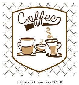 delicious coffee design, vector illustration eps10 graphic 