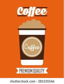 delicious coffee design, vector illustration eps10 graphic 