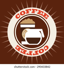 delicious coffee design, vector illustration eps10 graphic 