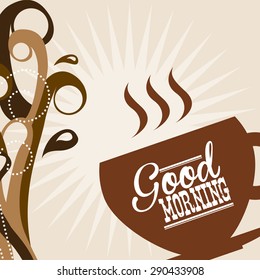 delicious coffee design, vector illustration eps10 graphic 