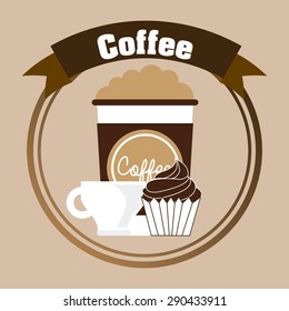 delicious coffee design, vector illustration eps10 graphic 