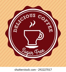 delicious coffee design, vector illustration eps10 graphic 