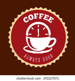 delicious coffee design, vector illustration eps10 graphic 