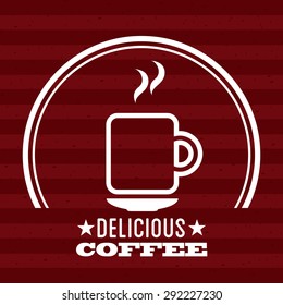 delicious coffee design, vector illustration eps10 graphic 